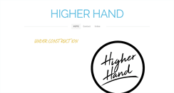 Desktop Screenshot of higherhand.com